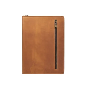 Personalized Leather Padfolio with 4 Ring Binder