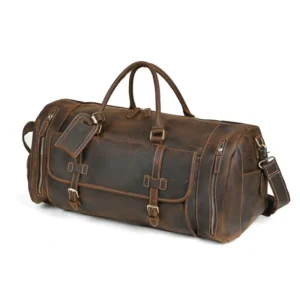 Wayfarer Classic Leather Duffle Travel Bag